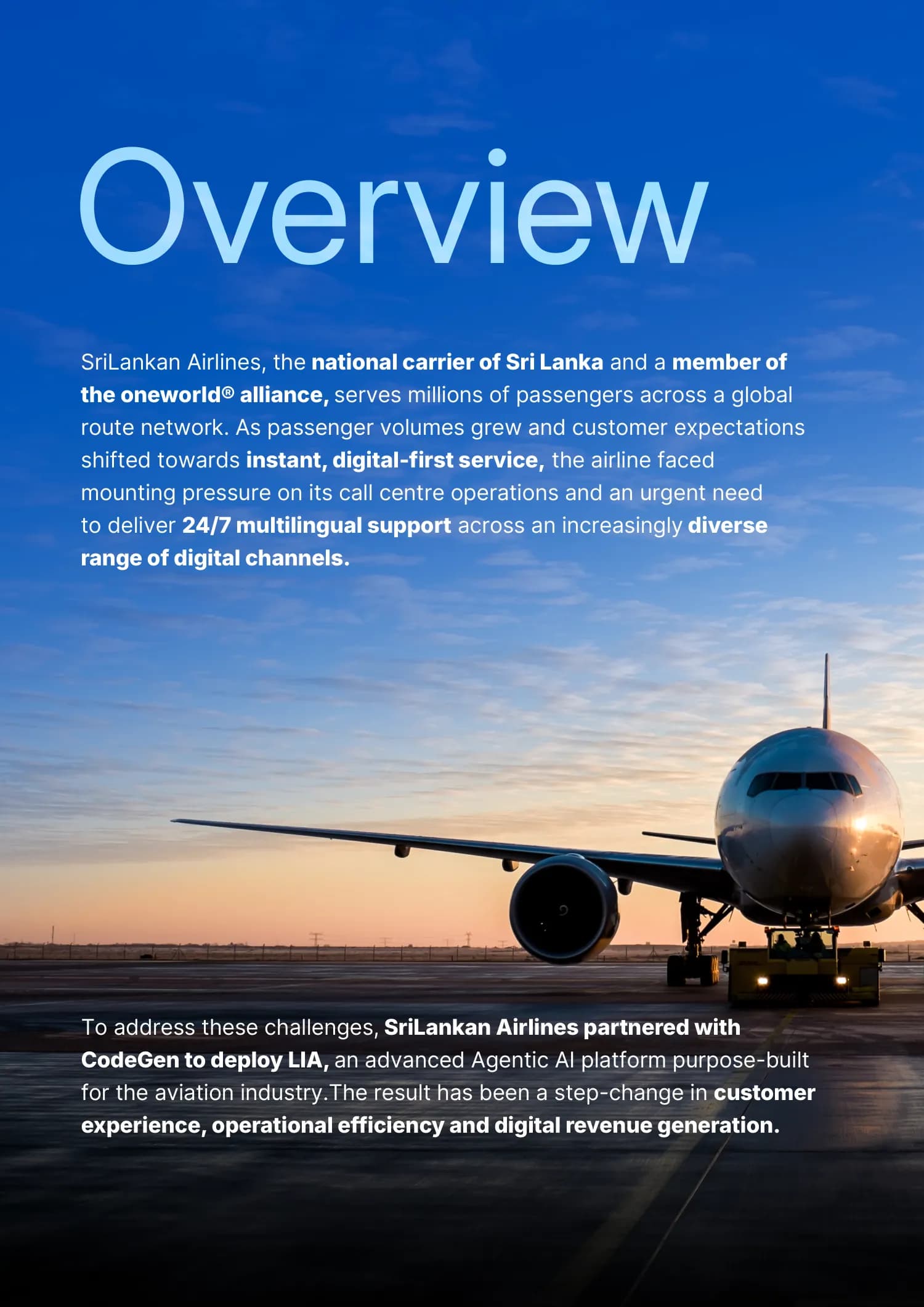 How Agentic AI Transformed Passenger Experience & Cut Call Centre Load — page 2 of 12