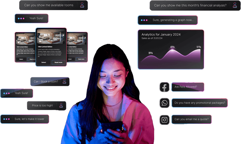 Customer conversations and analytics with LIA